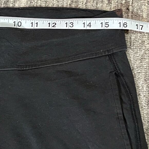 Danskin Now Womens Medium Athletic YOGA‎ Goth Pants Black Drawstring Grunge - Picture 3 of 5